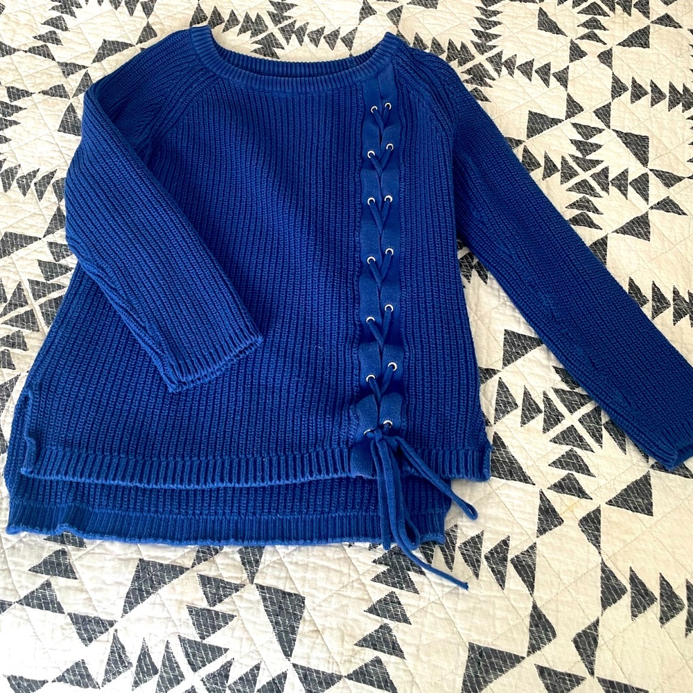 Royal blue sweater